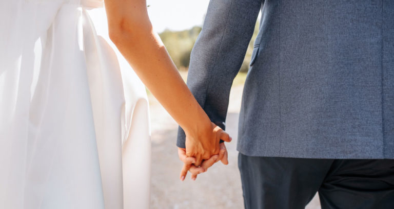 A newly-wed couple in Greenville.